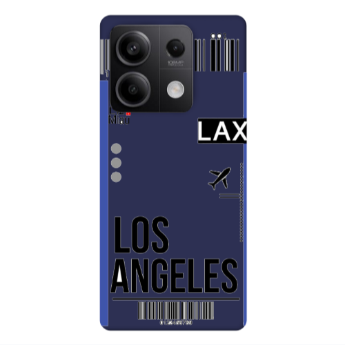 Xiaomi Redmi Note 13Pro 5G Los angeles Dark blue Colored Silicone TPU Θήκη