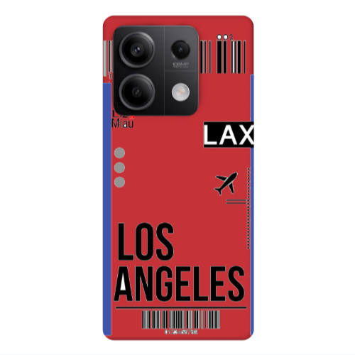 Xiaomi Redmi Note 13Pro 5G Los angeles Red Colored Silicone TPU Θήκη