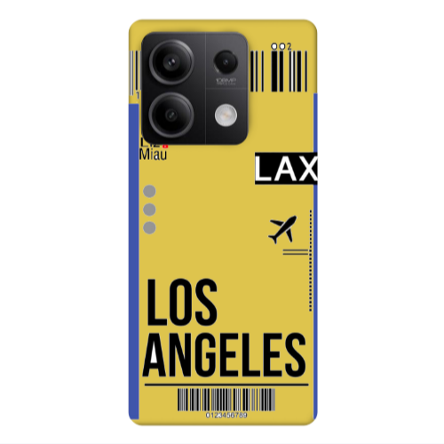 Xiaomi Redmi Note 13Pro 5G Los angeles Yellow Colored Silicone TPU Θήκη