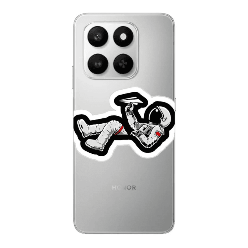 Honor Magic 400 Smart Astronaut flies a plane Transparent Silicone TPU Θήκη