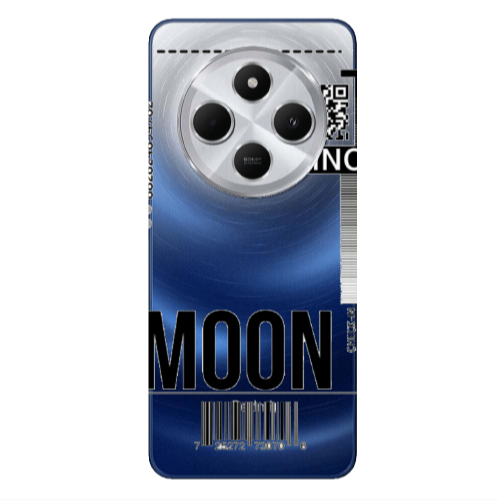Xiaomi Redmi 14c A ticket to the moon Transparent Silicone TPU Θήκη