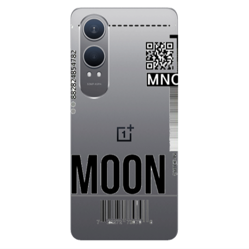 Oneplus Nord Ce 4 lite A ticket to the moon Transparent Silicone TPU Θήκη