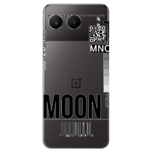 Oneplus Nord 4 A ticket to the moon Transparent Silicone TPU Θήκη