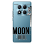 Xiaomi Redmi Note 14 Pro A ticket to the moon Transparent Silicone TPU Θήκη