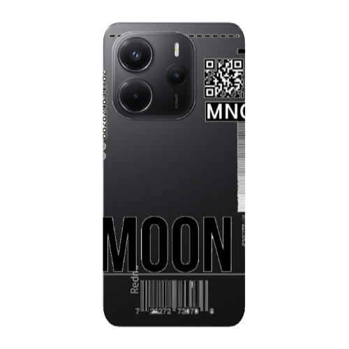 Xiaomi Redmi Note 14 A ticket to the moon Transparent Silicone TPU Θήκη