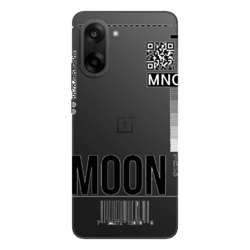 Oneplus Nord CE 5 A ticket to the moon Transparent Silicone TPU Θήκη