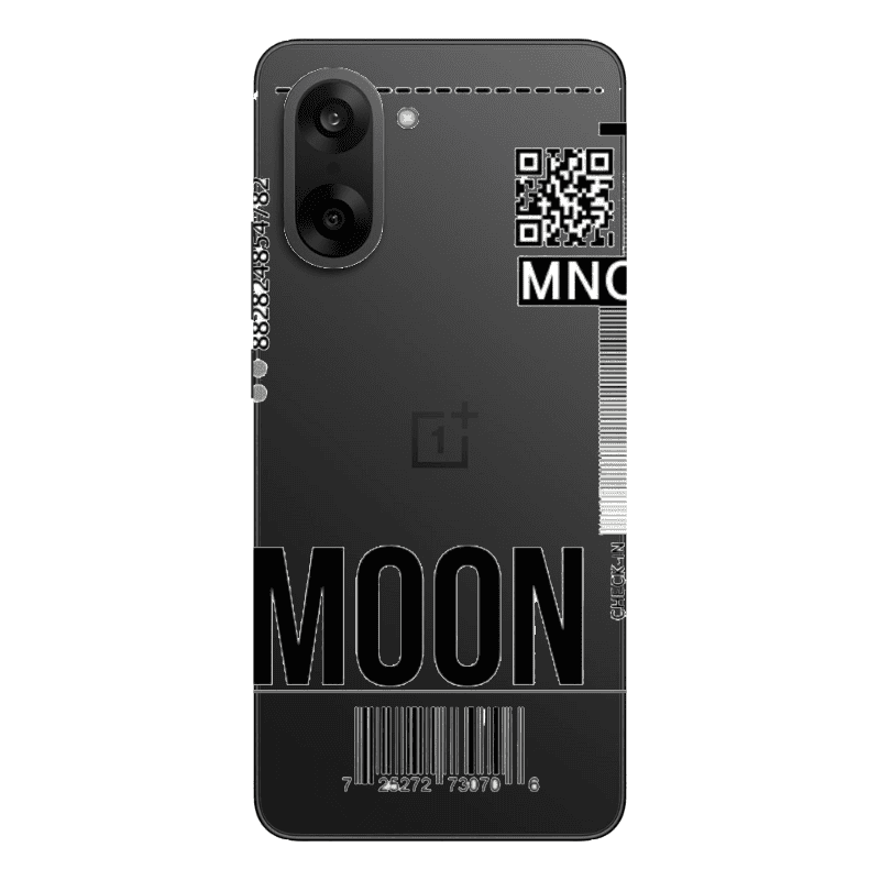 Oneplus Nord CE 5 A ticket to the moon Transparent Silicone TPU Θήκη