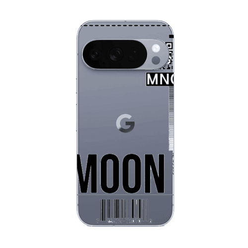 Google Pixel 10 Pro A ticket to the moon Transparent Silicone TPU Θήκη