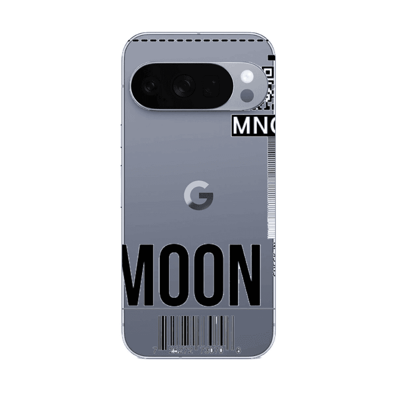 Google Pixel 10 Pro A ticket to the moon Transparent Silicone TPU Θήκη