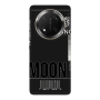 Honor Magic 7 Lite A ticket to the moon Black Colored Silicone TPU Θήκη