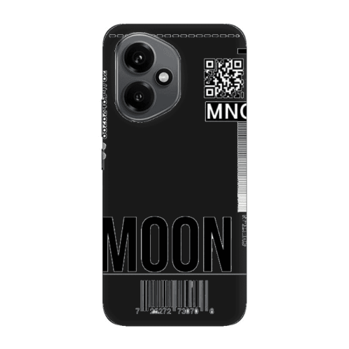 Honor Magic 400 A ticket to the moon Black Colored Silicone TPU Θήκη