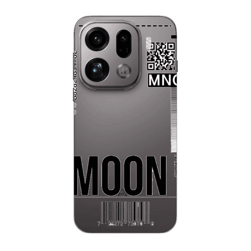 Oppo Find X9 Pro A ticket to the moon Transparent Silicone TPU Θήκη