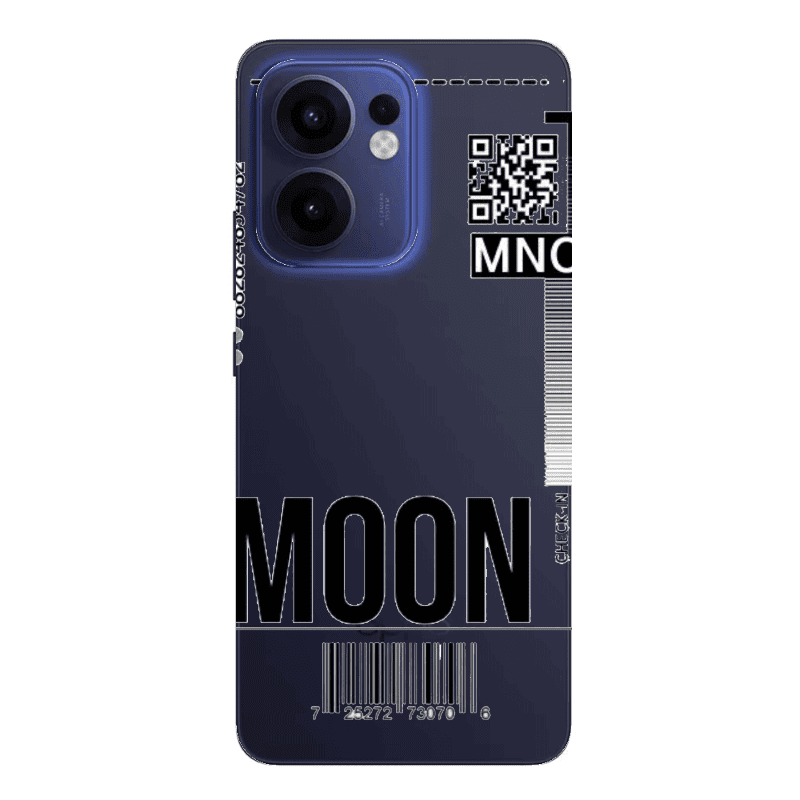 Oppo Reno13 FS A ticket to the moon Transparent Silicone TPU Θήκη