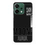 Oppo RENO 14 A ticket to the moon Black Colored Silicone TPU Θήκη