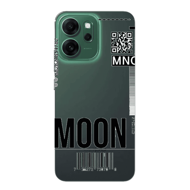 Oppo 14 F A ticket to the moon Transparent Silicone TPU Θήκη