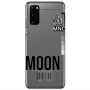 Samsung S20 A ticket to the moon Transparent Silicone TPU Θήκη