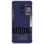 Xiaomi Redmi Note 9 A ticket to the moon Dark blue Colored Silicone TPU Θήκη