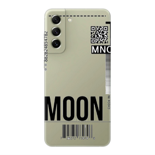 Samsung S22 A ticket to the moon Transparent Silicone TPU Θήκη