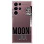 Samsung S22 Ultra A ticket to the moon Transparent Silicone TPU Θήκη