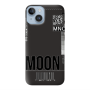 Apple iPhone 14  A ticket to the moon Black Colored Silicone TPU Θήκη