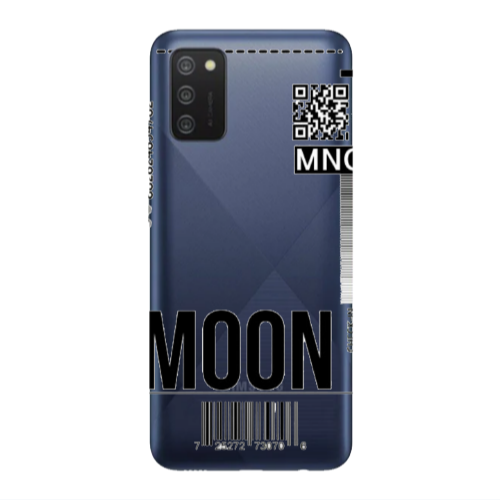 Samsung A03S A ticket to the moon Transparent Silicone TPU Θήκη