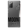 Samsung Note 20 A ticket to the moon Transparent Silicone TPU Θήκη