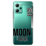 Xiaomi Redmi Note 12 Pro 5G A ticket to the moon Transparent Silicone TPU Θήκη