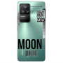 Xiaomi Poco F4 A ticket to the moon Transparent Silicone TPU Θήκη