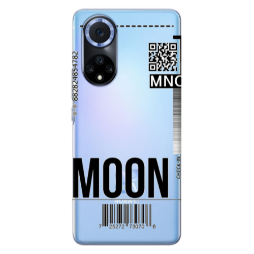 Huawei Nova 9 A ticket to the moon Transparent Silicone TPU Θήκη
