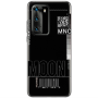 Huawei P40 A ticket to the moon Transparent Silicone TPU Θήκη