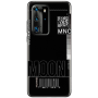 Huawei P40 Pro A ticket to the moon Transparent Silicone TPU Θήκη