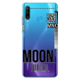 Huawei P30 Lite A ticket to the moon Transparent Silicone TPU Θήκη