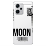 Xiaomi Redmi Note 12 5G A ticket to the moon Transparent Silicone TPU Θήκη
