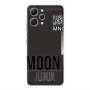 Xiaomi Redmi 12 A ticket to the moon Black Colored Silicone TPU Θήκη