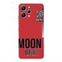 Xiaomi Redmi 12 A ticket to the moon Red Colored Silicone TPU Θήκη