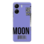 Xiaomi Redmi 13C A ticket to the moon Purple Colored Silicone TPU Θήκη