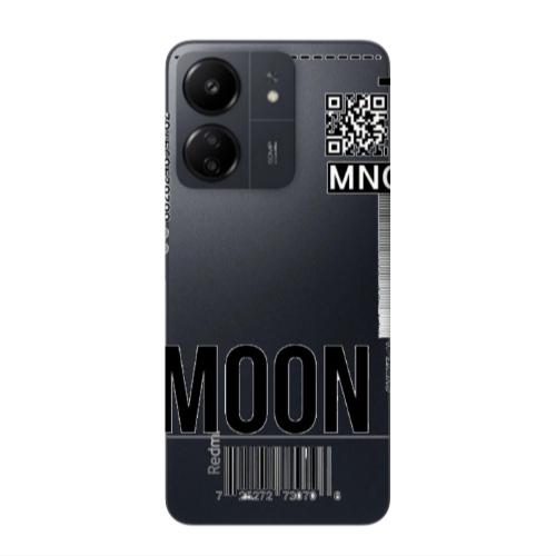Xiaomi Redmi 13C A ticket to the moon Transparent Silicone TPU Θήκη