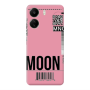 Xiaomi Redmi 13C A ticket to the moon Pink Colored Silicone TPU Θήκη