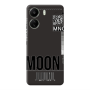 Xiaomi Redmi 13C A ticket to the moon Black Colored Silicone TPU Θήκη