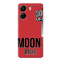 Xiaomi Redmi 13C A ticket to the moon Red Colored Silicone TPU Θήκη