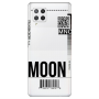 Samsung A42 5G A ticket to the moon Transparent Silicone TPU Θήκη