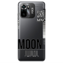 Xiaomi Poco M5 s A ticket to the moon Transparent Silicone TPU Θήκη