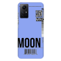 Xiaomi Redmi Note 12s A ticket to the moon Light Purple Colored Silicone TPU Θήκη