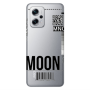 Xiaomi Poco X4 GT A ticket to the moon Transparent Silicone TPU Θήκη