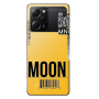 Xiaomi Poco X5 Pro A ticket to the moon Transparent Silicone TPU Θήκη