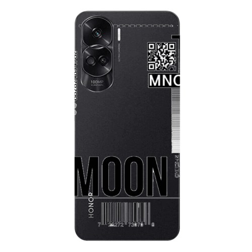 Honor 90 Lite 5G A ticket to the moon Transparent Silicone TPU Θήκη