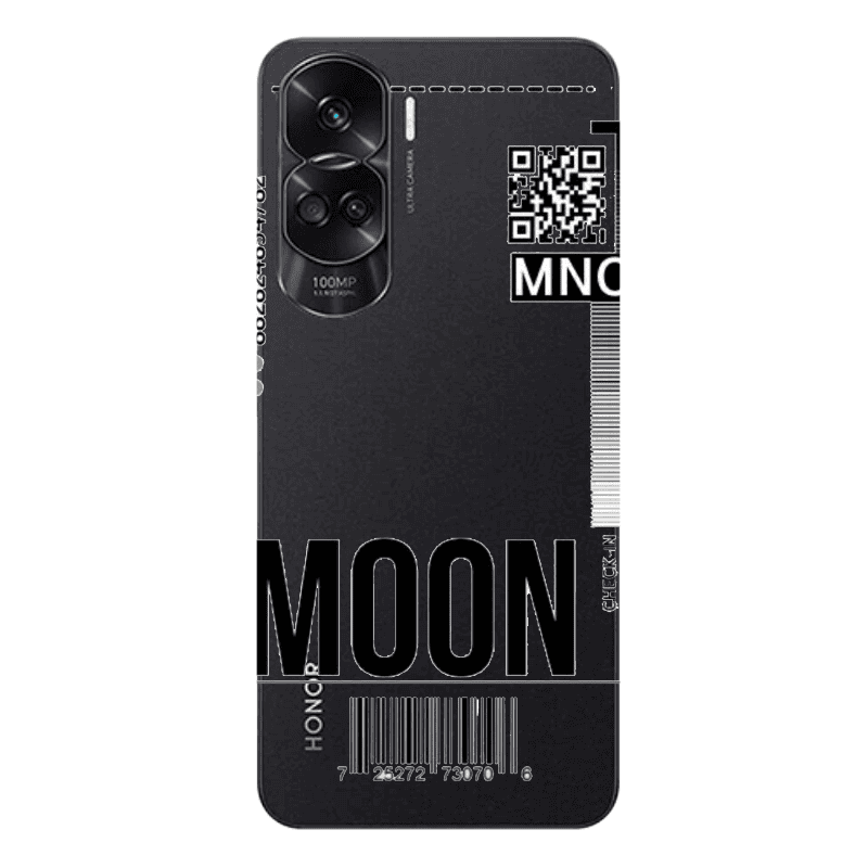 Honor 90 Lite 5G A ticket to the moon Transparent Silicone TPU Θήκη