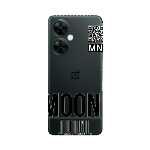 Oneplus Nord CE 3 Lite 5G A ticket to the moon Transparent Silicone TPU Θήκη