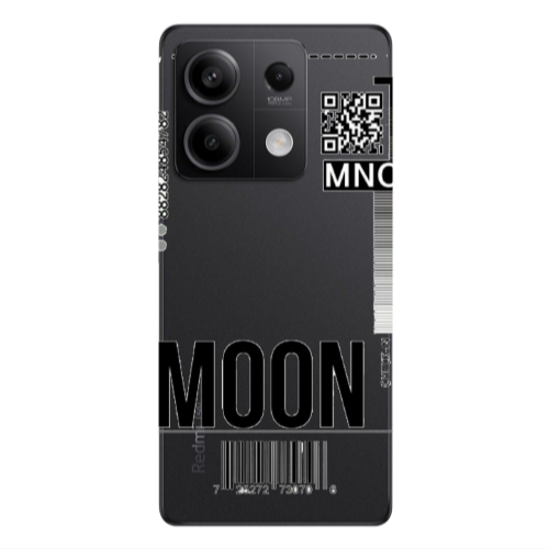 Xiaomi Redmi Note 13 5G A ticket to the moon Transparent Silicone TPU Θήκη