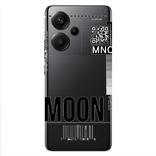 Xiaomi Redmi Note 13 Pro+ 5G  A ticket to the moon Transparent Silicone TPU Θήκη